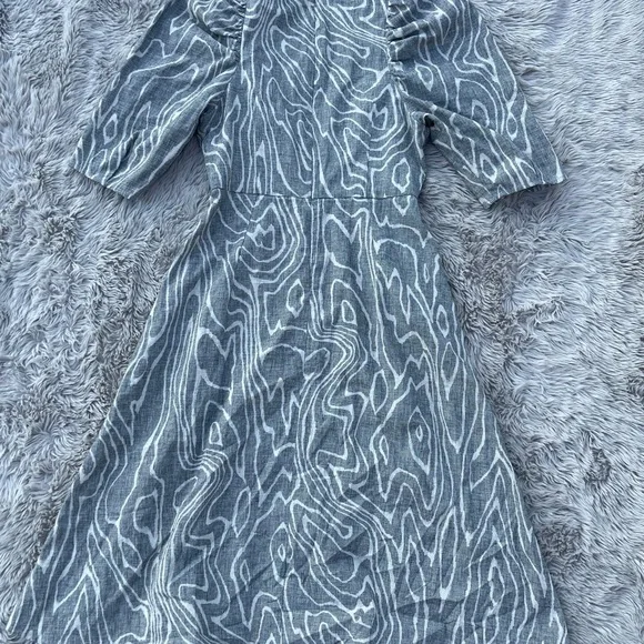 WHIT Glen check wood grey women’s size 2 dress - Picture 9 of 9